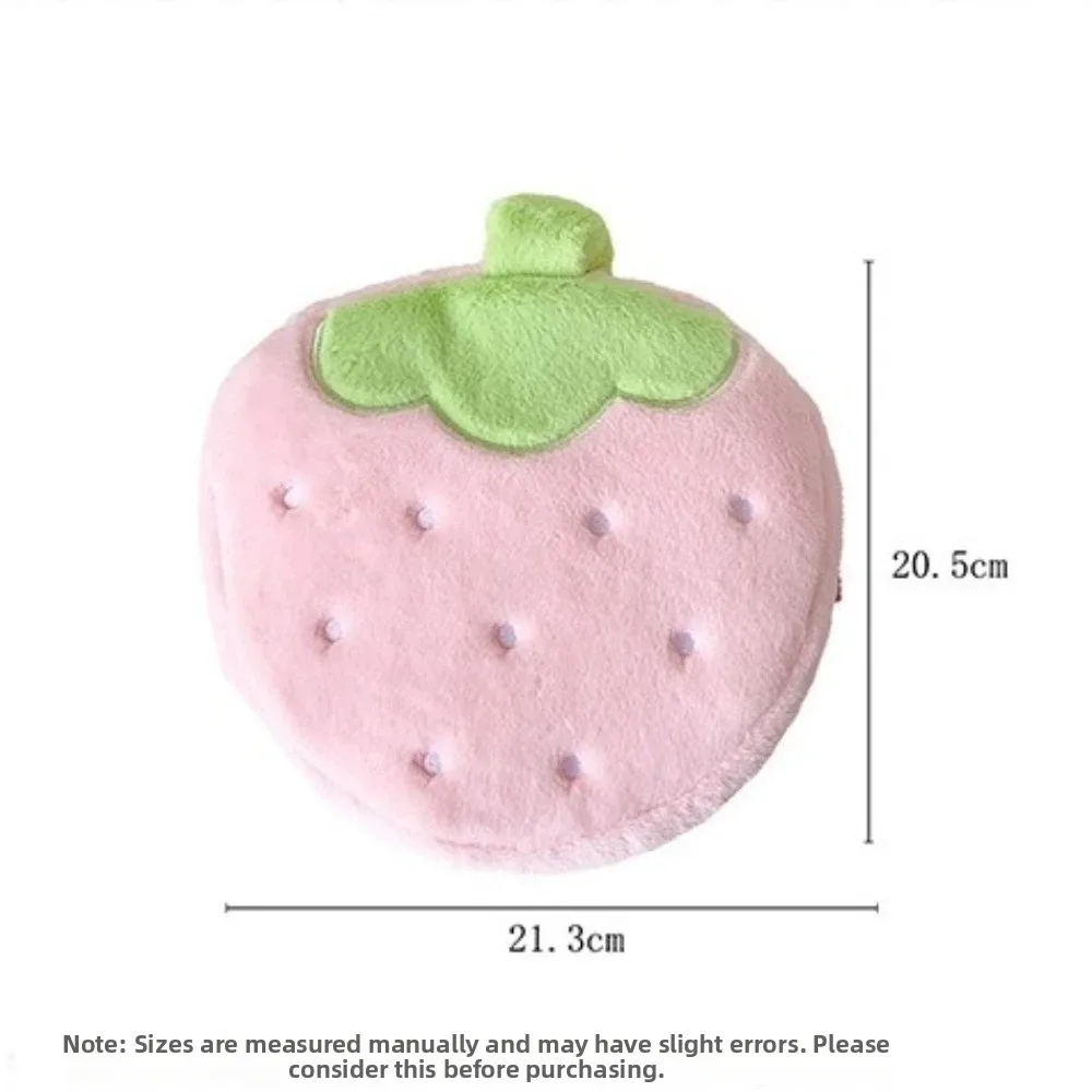 nouvelle trousse de maquillage à motif fraise, grande capacité, trousse de toilette, sac de voyage