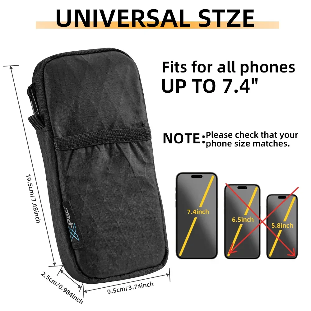 sac à bandoulière tactique x-pac molle, pochette de rangement durable pour téléphone et équipement, pour la chasse, fixation sur sac à dos et gilet tactique