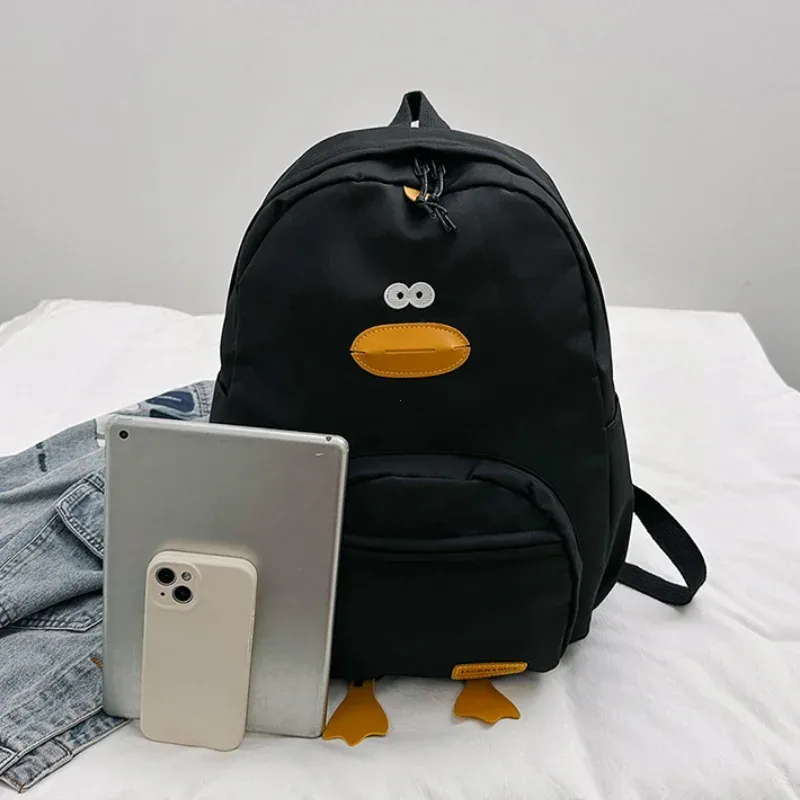 nouveau dessin animé canard sac à dos concepteur mignon sac de voyage femme étudiant polyvalent édition coréenne filles sac d'école rюкзак
