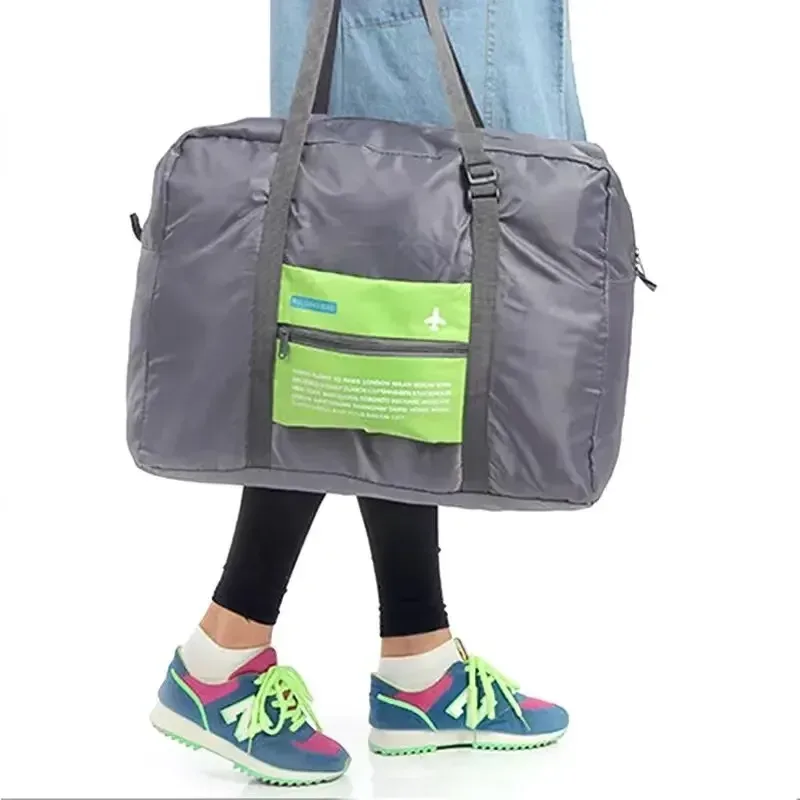 sac de voyage étanche de grande capacité pour femmes, sac à main pliable en nylon unisexe, bagages de voyage, nouvelle mode