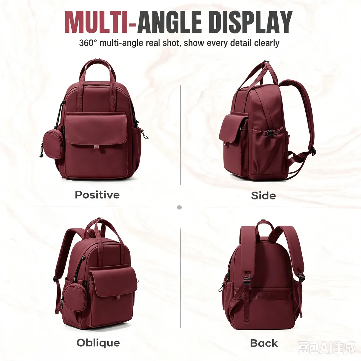sac à dos décontracté, sac à dos scolaire essentiel pour les adolescents, sac à dos antivol de grande capacité avec pochette pour cartes