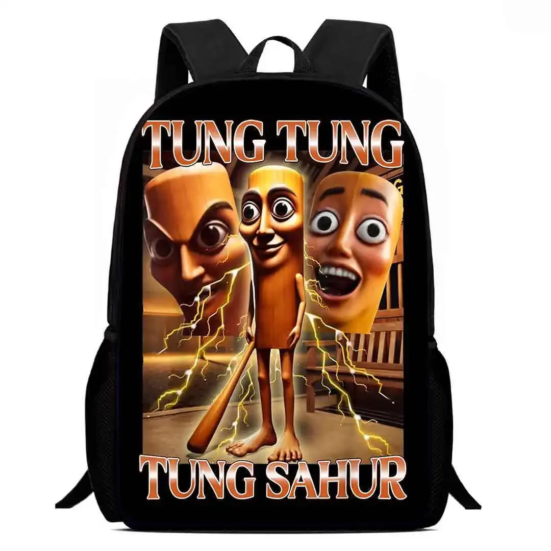 sac à dos pour enfants de vente chaude, sac à dos d'école primaire de dessin animé tung tung sahur ettralala, sacs à dos