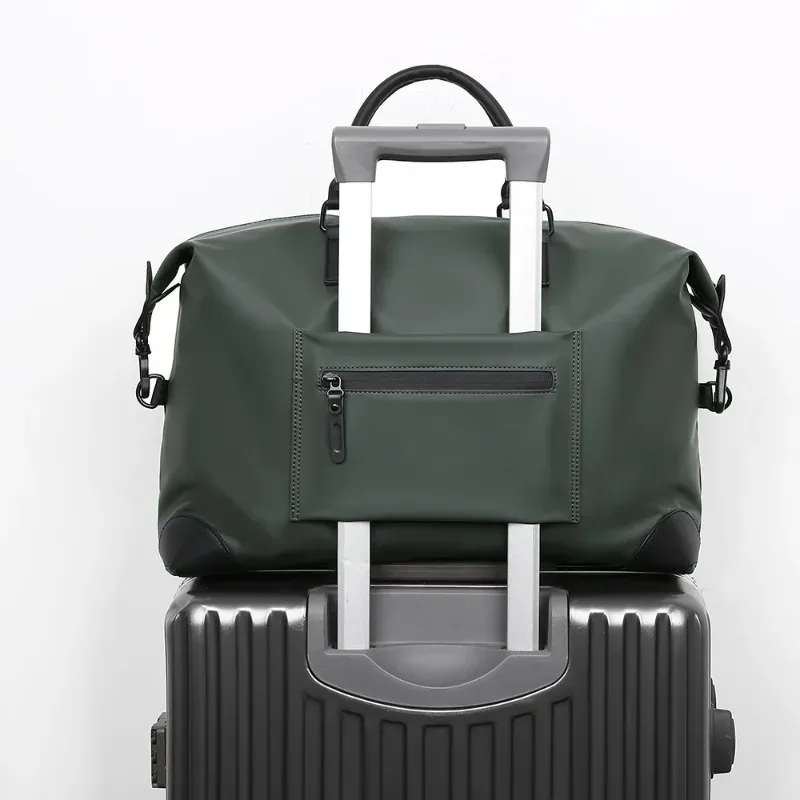 sac à bandoulière fourre-tout de voyage unisexe, sac à main séparé sec et humide, compartiment de grande capacité, sac de gymnastique de yoga, fourre-tout léger de fitness