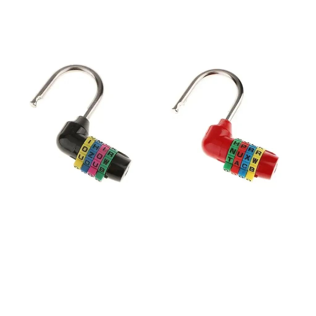cadenas à combinaison à 4 chiffres en alliage de zinc, durable, pour valise, casier de gym, mallette de sécurité