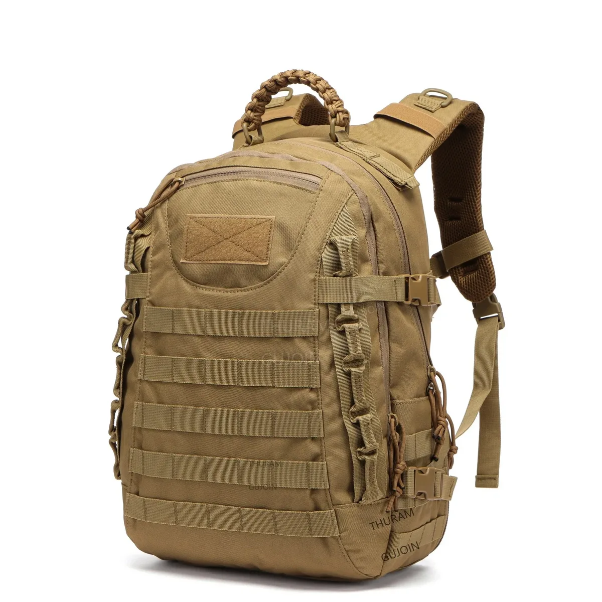 style de sac à dos tactique 38l, sac à dos extérieur étanche de grande capacité avec système molle, sac de randonnée camping voyage bug out