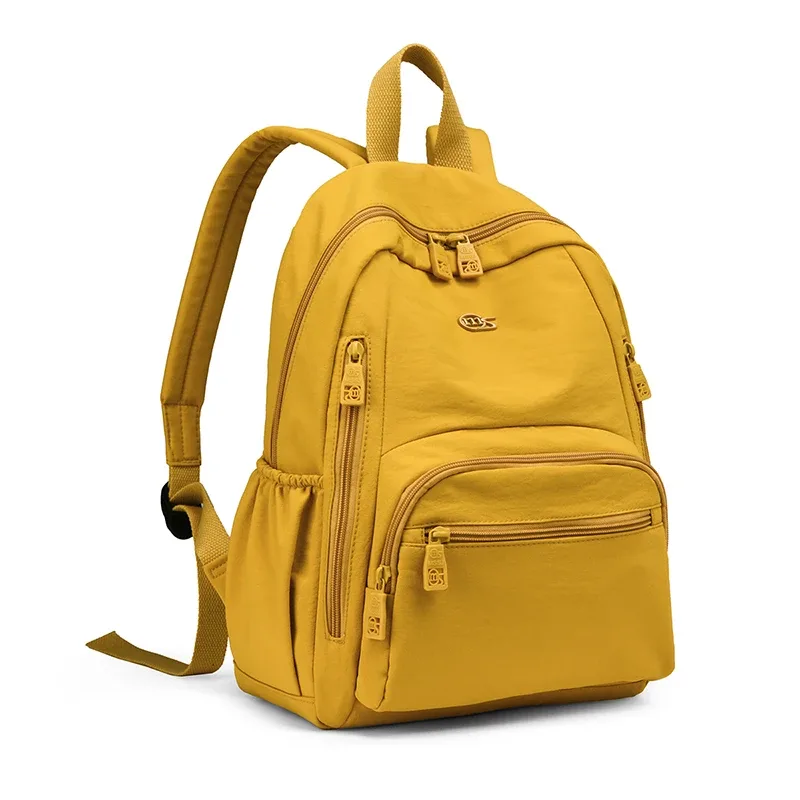 sac à dos tendance pour femmes, sac à dos léger en nylon, sac à dos pour femmes avec plusieurs poches, pour les trajets quotidiens et les week-ends