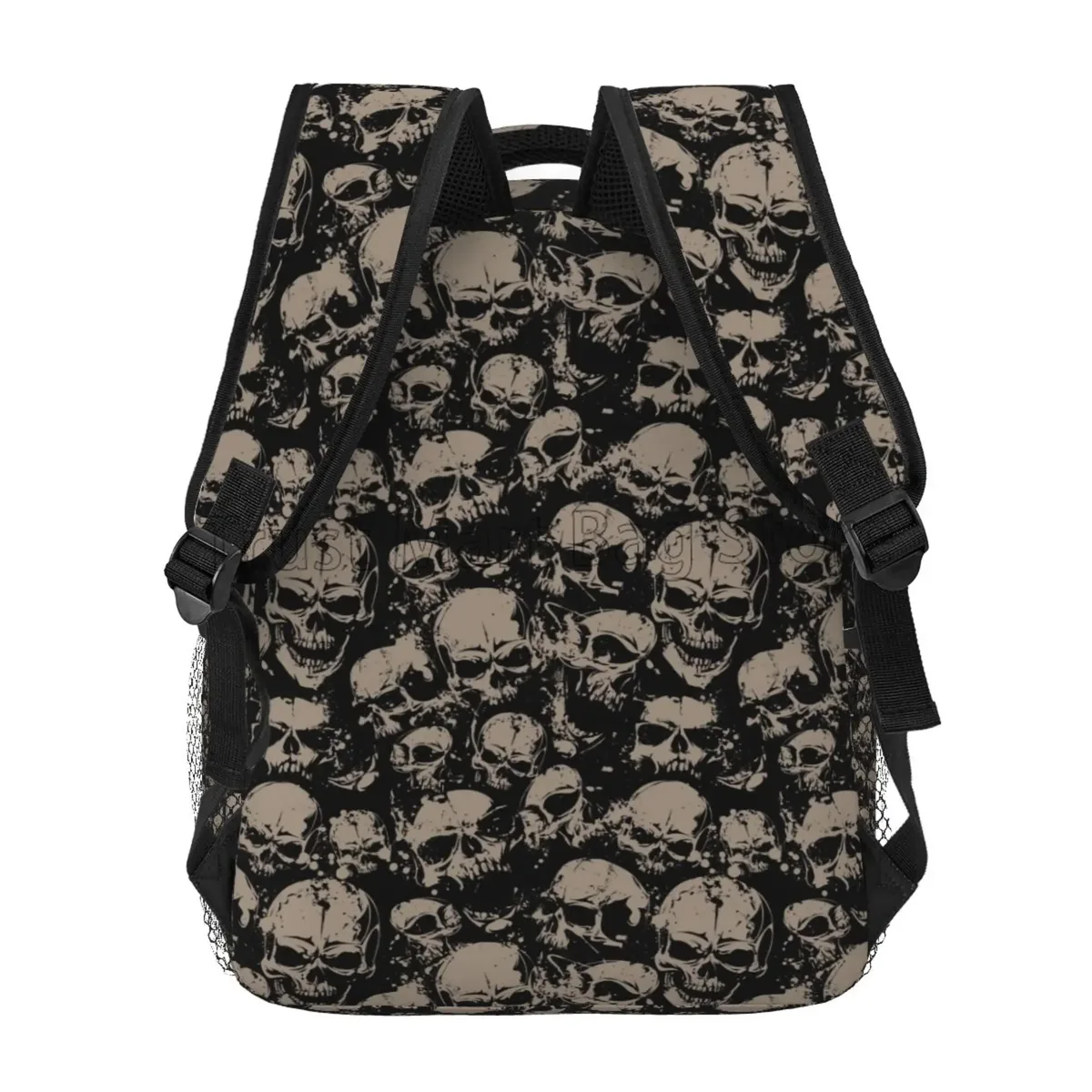 sac à dos crâne rétro effrayant pour femmes et hommes, sac de voyage décontracté, sac à livres d'université, pochette d'ordinateur, sac à bandoulière de travail et d'affaires