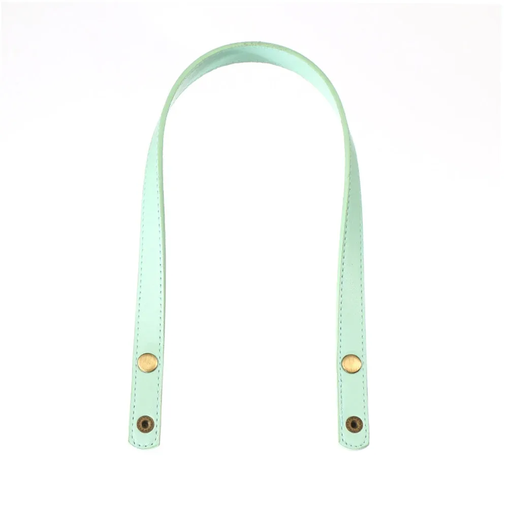 1pc sacs en cuir pu poignée sac à bandoulière sangle plaine tissage femmes sac poignées bricolage poignée de remplacement sac à main ceinture sac accessoire