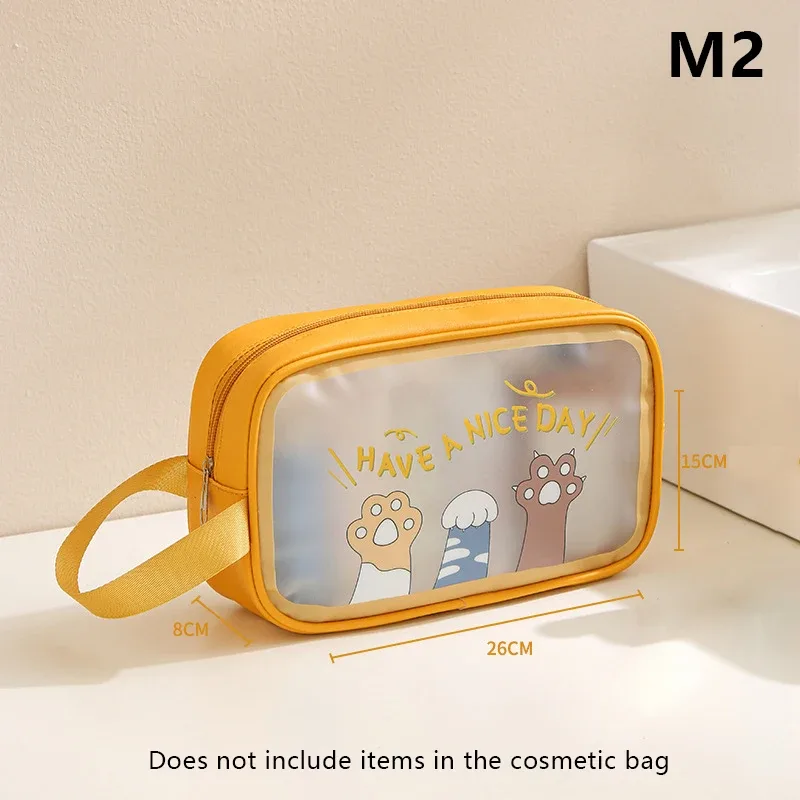 {cc44} trousse de toilette femme portable 2025 nouvelle collection avancée grande capacité étanche sac de rangement cosmétique boîte de rangement trousse de lavage