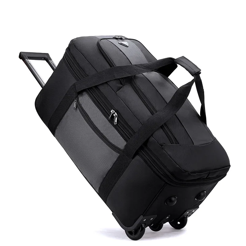 sac de voyage à roulettes oxford grill trolley, valise pliante, qualité, grande taille, organisateur de bagages, nouveau, 2025