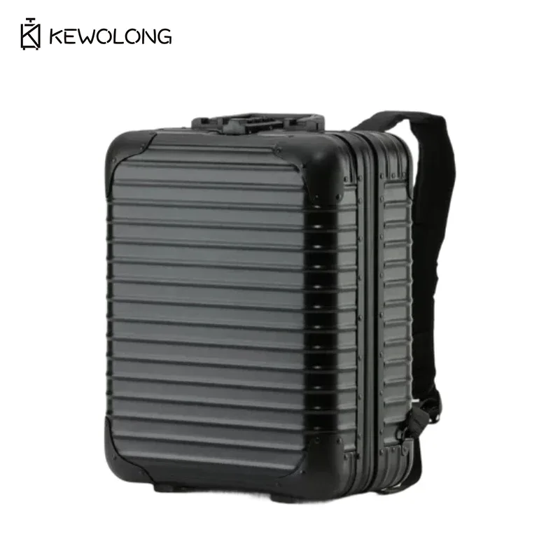 sac à dos en alliage d'aluminium, sac à dos de voyage multifonctionnel léger, sac pour ordinateur portable, bagage à main durable pour les affaires