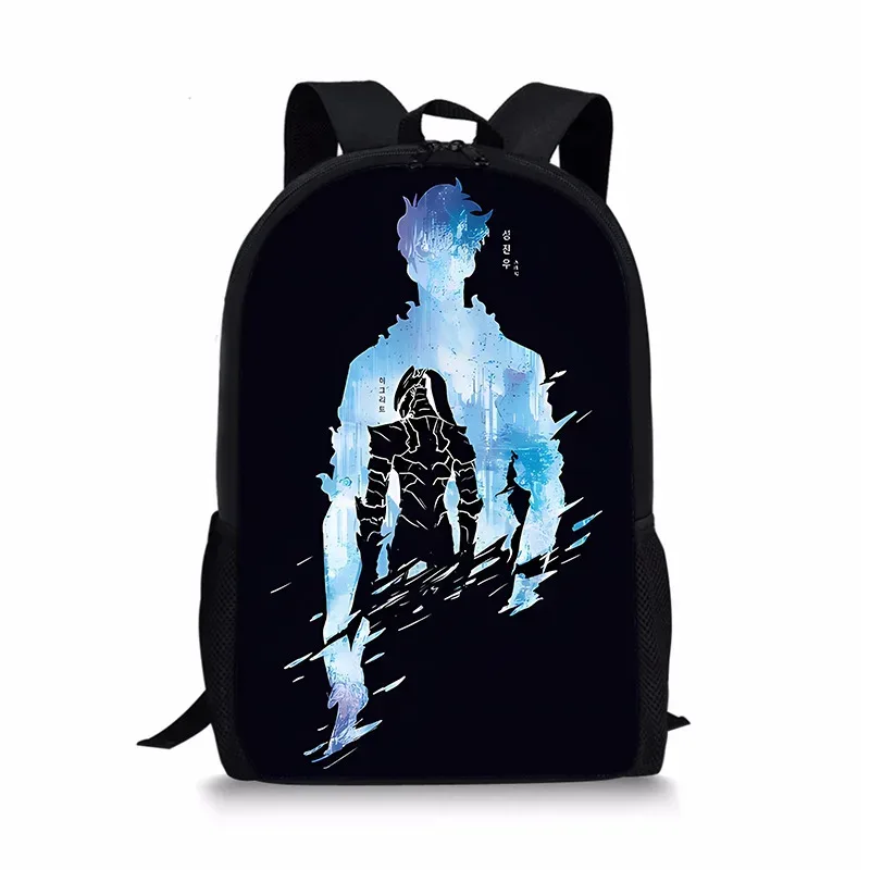 j'ai mis à niveau du sac à dos solo leveling seul, sac à dos universel imprimé pour écoliers et enfants
