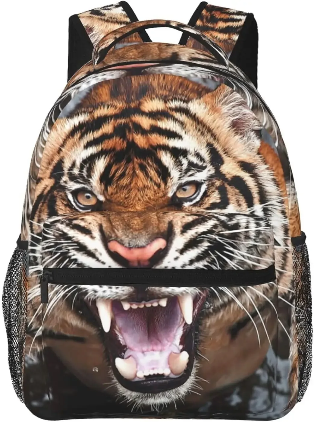 cool tiger sac à dos imprimé léopard pour hommes et femmes, sac à livres, sac pour ordinateur portable, sacs initiés, voyage, randonnée, camping, sac à dos