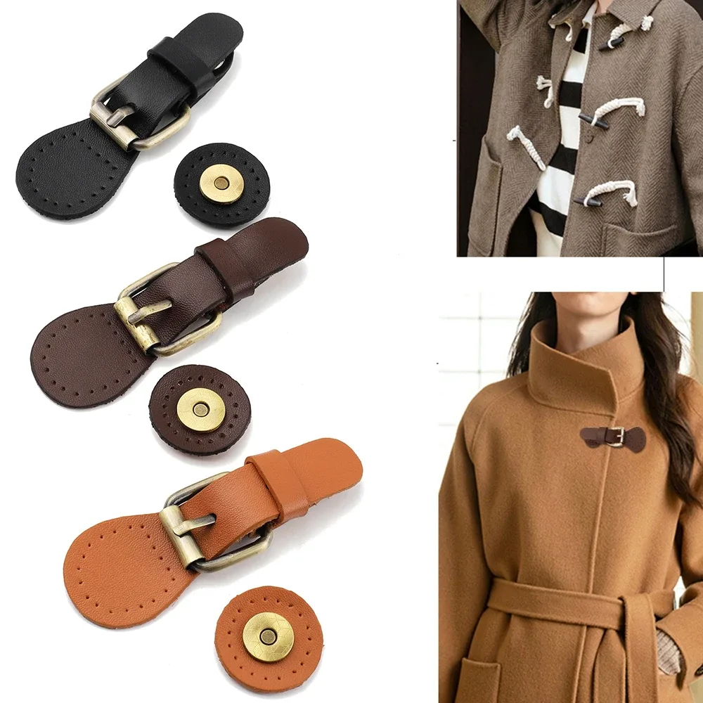 boucles à pression pour sac en cuir, 2 pièces, boutons à coudre, attaches à fermeture magnétique pour femmes, bricolage, sac à main, sac à dos, accessoires pour vêtements