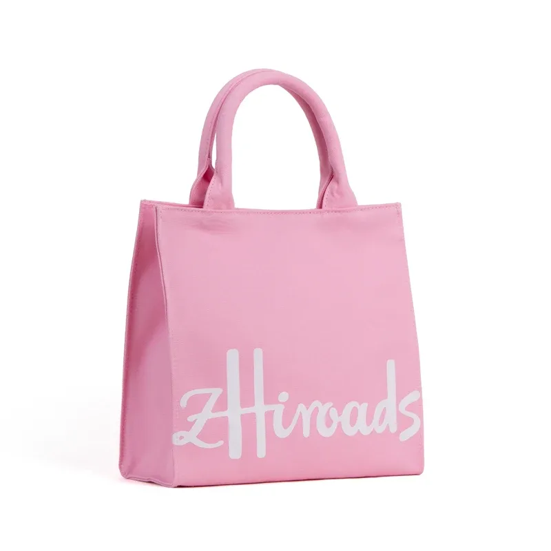 sacs fourre-tout en coton de marque de luxe pour femmes, sacs à main de voyage en tissu épais pour dames, sacs de shopping de marque