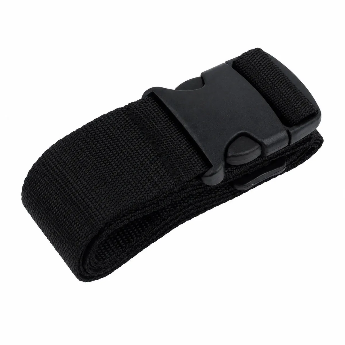 1 sangle de bagage en nylon réglable avec boucles pour valise, ceinture de transport, accessoires de voyage, sangle de fixation pour valise
