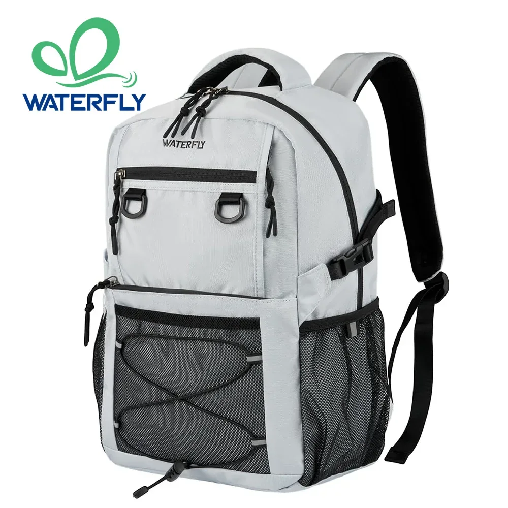 WATERFLY Voyage Randonnée Sac à dos décontracté : Femme Homme Quotidien Banlieue en plein air Ville Sac à dos Collège Bookbag avec compartiment - 22L