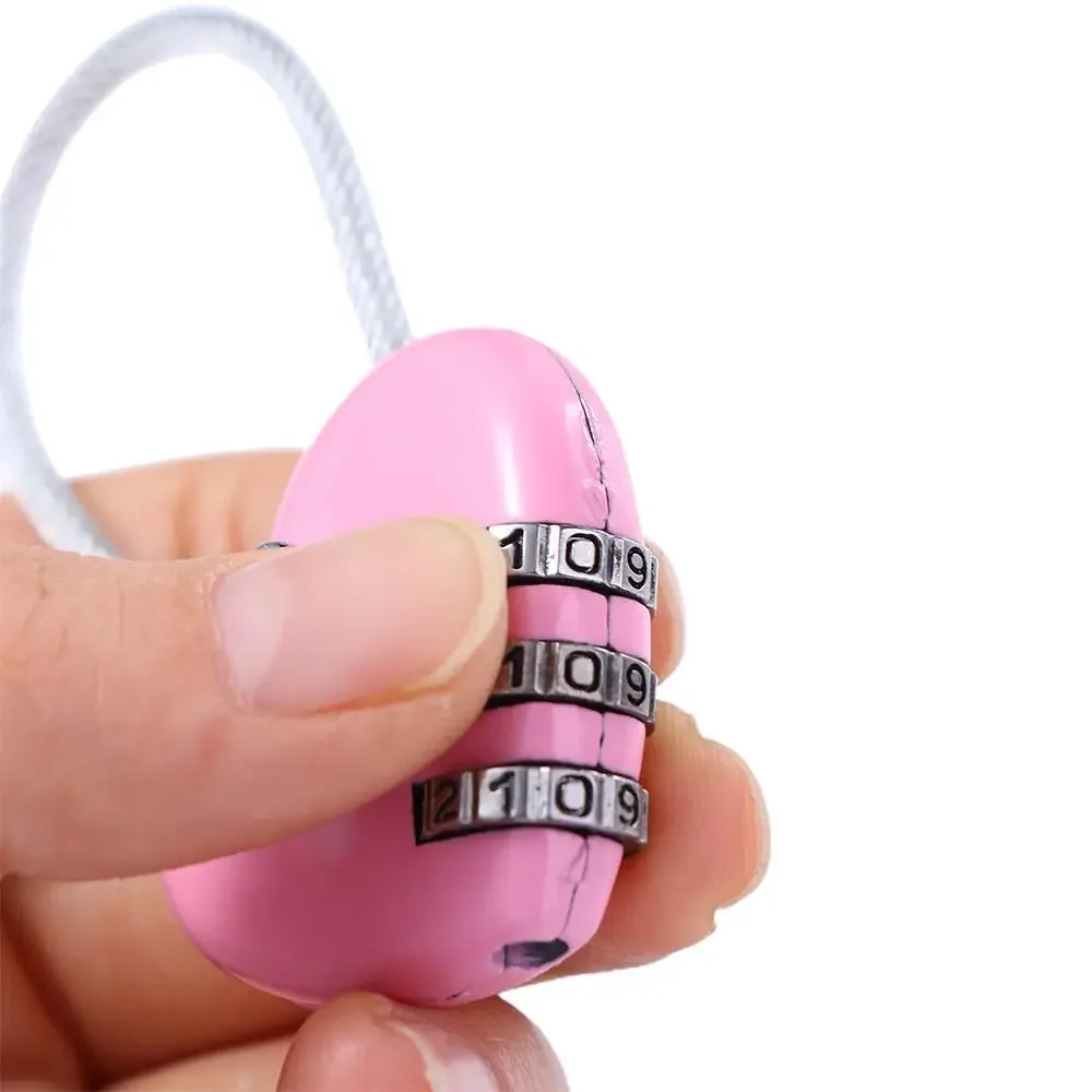 cadenas à combinaison pour valise, serrure de tiroir de gym, cadenas de voyage en forme de cœur, cadenas à cod