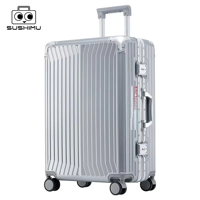 sushimu valise large poignée valise de voyage hommes 20 24 26 bagage à main femmes pc boîtier de chariot