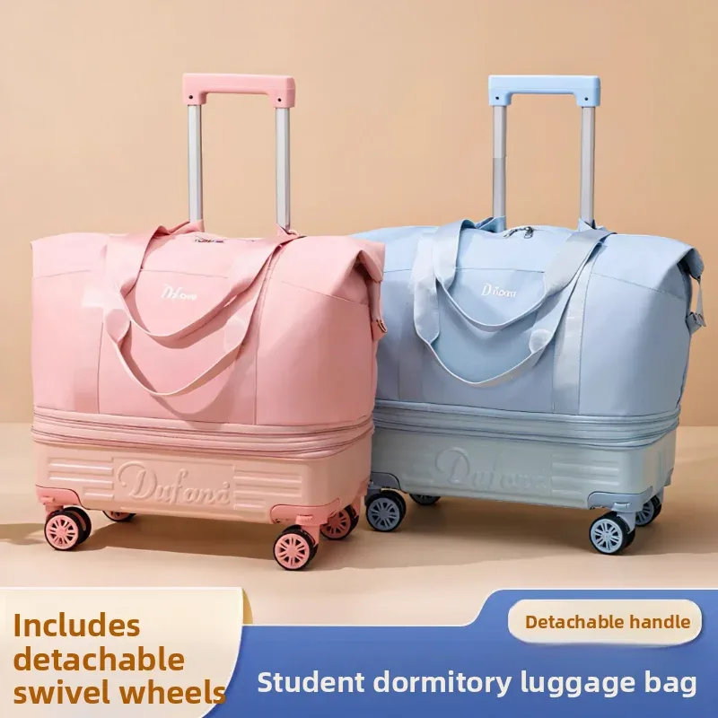 sac de voyage portable de grande capacité pour hommes et femmes, en tissu oxford résistant à l'usure, sac de v