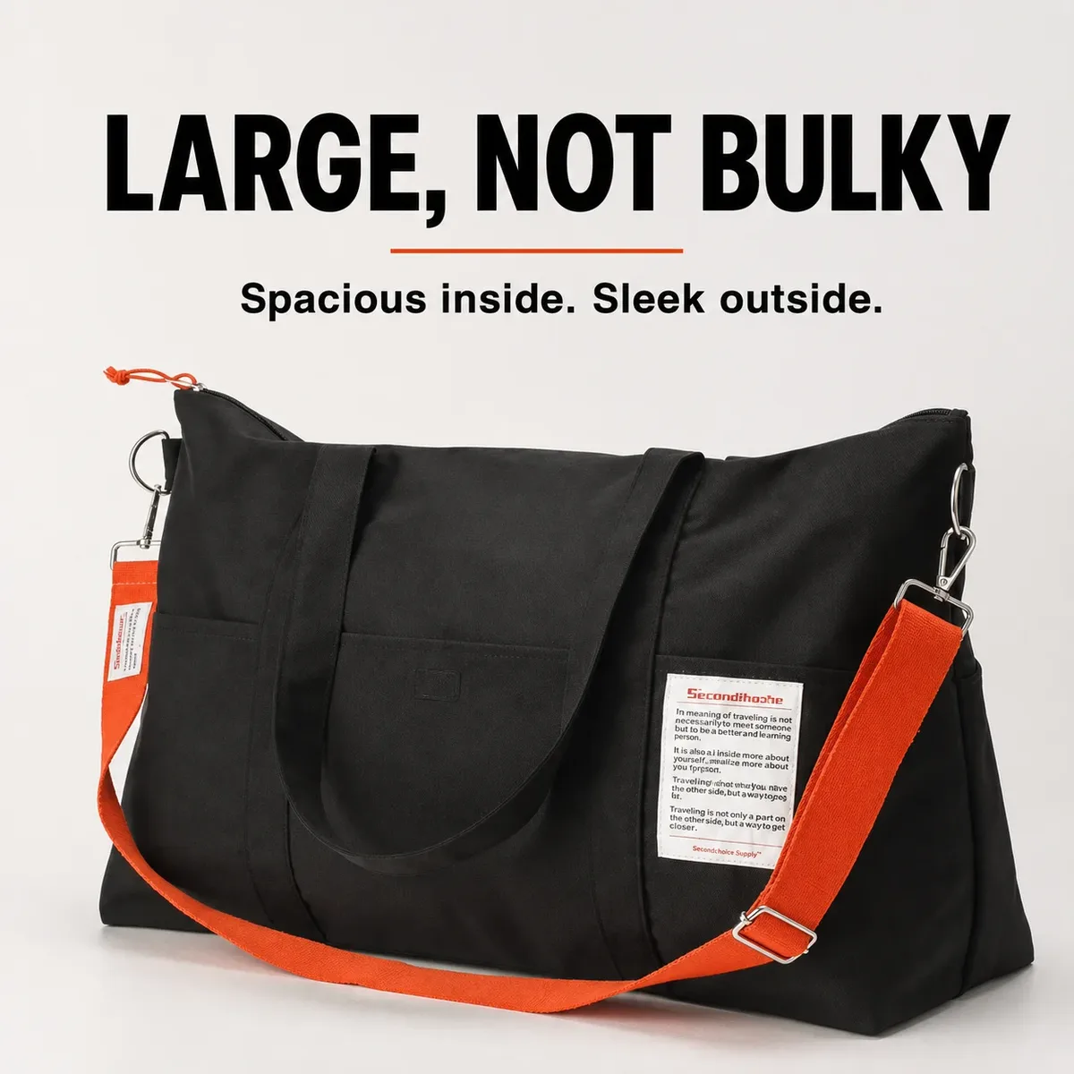 sac de voyage de grande capacité avec pochette pour bagages, sac de week-end multi-poches pour femmes et hommes, sac de sport, de fitness et de yoga