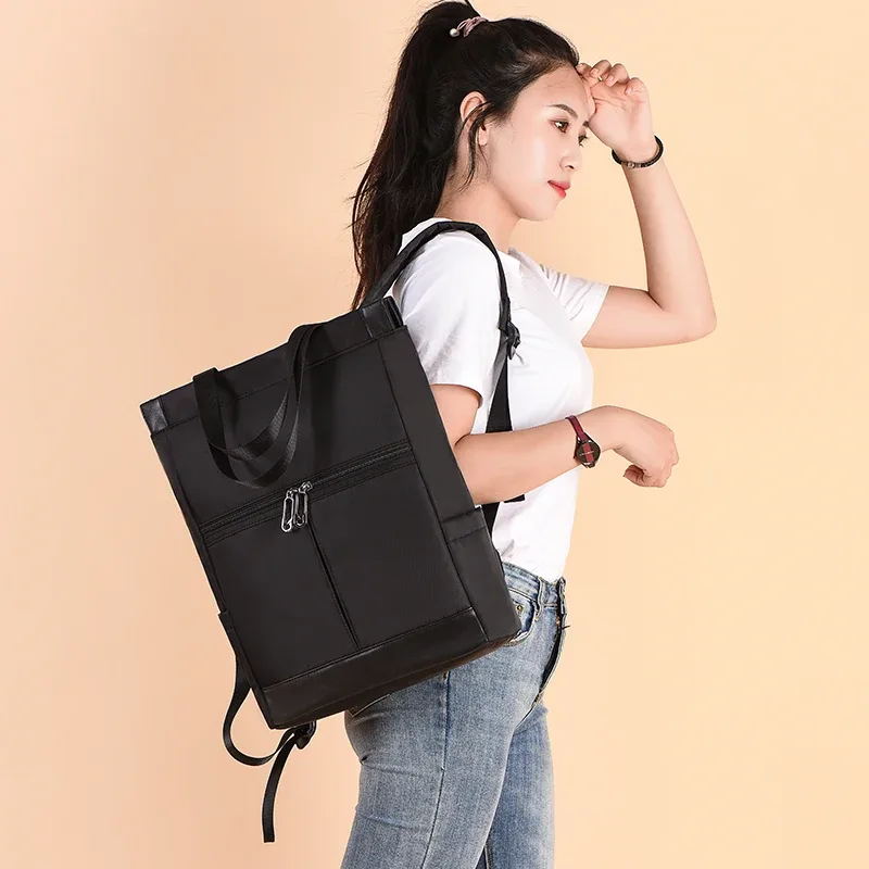 Sac à dos Oxford imperméable pour femmes, grand sac à dos Oxford, cartable à la mode pour adolescentes, sac à dos de voyage pour filles, sac à dos de week-end