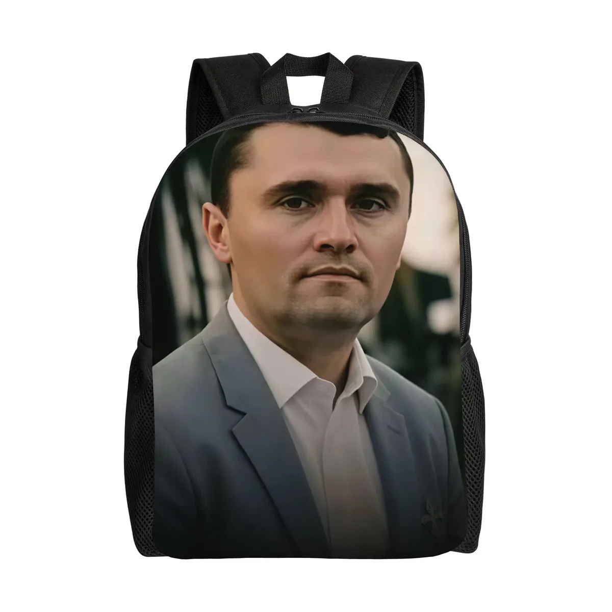 sac à dos amusant charlie kirk, sacs à dos de voyage, sacs d'école pour adolescents, design kawaii, sac à dos durable