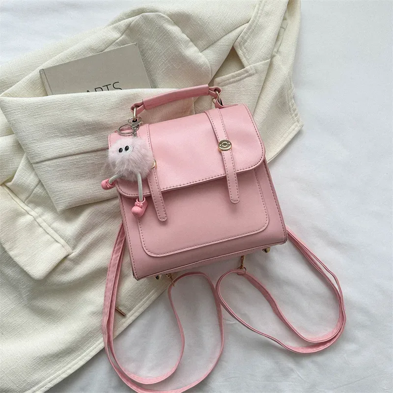 simple pu sac à dos femmes étudiant pu mini sac à dos style sac nouvelle mode décontracté épaule sac à main petit sac à dos