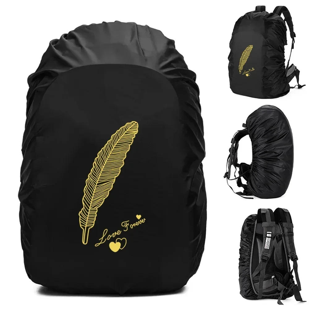 sac à dos imperméable pour homme, housse de pluie, sport de plein air, cyclisme de nuit, housse de pluie légère, sac de sécurité, camping, randonnée, 20l-75l