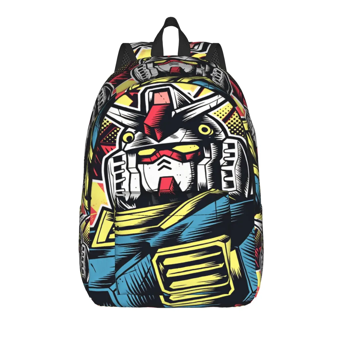 sac à dos gundam, sac à dos streetwear avec robot de dessin animé, sacs d'école unisexes, grands sacs de voyage, sac à dos design