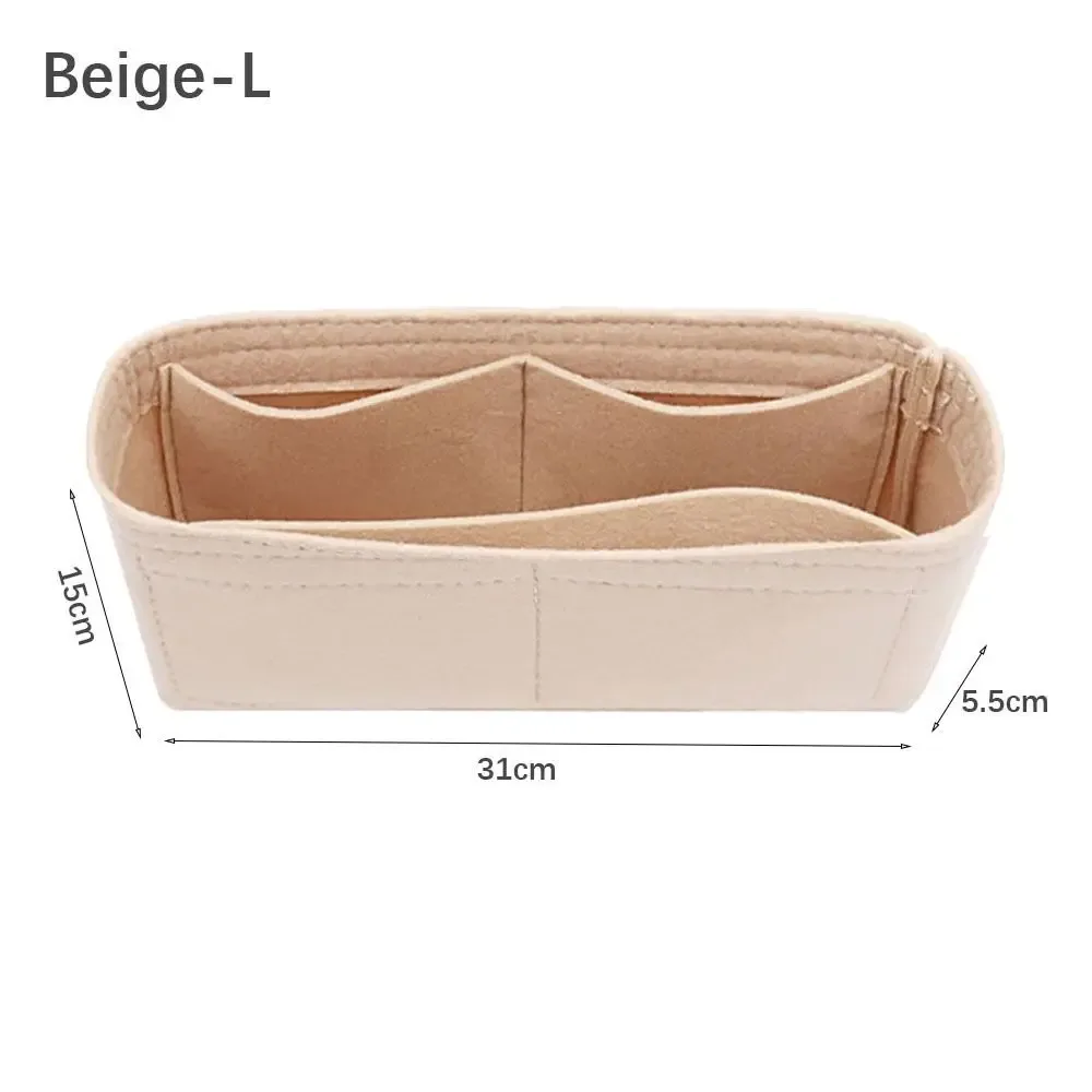 sac d'insertion en feutre durable, sac de rangement, support, sac interne, sac d'organisation portable, organisateur