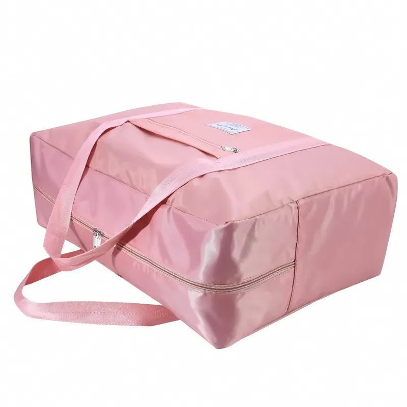 sac de voyage pliable de grande capacité, sacoche de rangement à fermeture éclair, portable, de dehors, polyvalent, de bug astique, bagage, fourre-tout, de transport, s/m/l/xl, 1 pièce