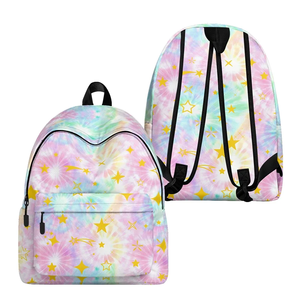 sac à dos imprimé étoile dégradé de rêve, sacs à crayons, bretelles réglables, sac d'école léger galaxie, ensembles de voyage pour adolescents et étudiants