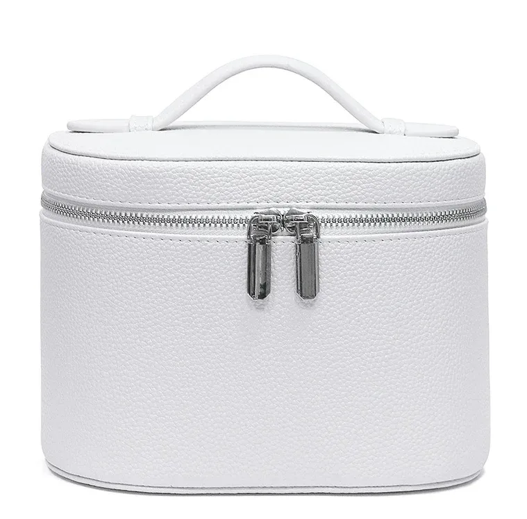 sac à cosmétiques personnalisé avec initiales pour femmes, grande capacité, accessoires de voyage féminins, trousse de maquillage avec poignée supérieure, rangement quotidien pour produits de beauté