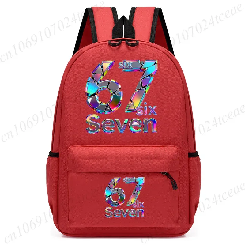 sac à dos d'école pour enfants, sac à dos de maternelle, sac à dos kawaii pour enfants, sac à dos anime six seven 67 meme