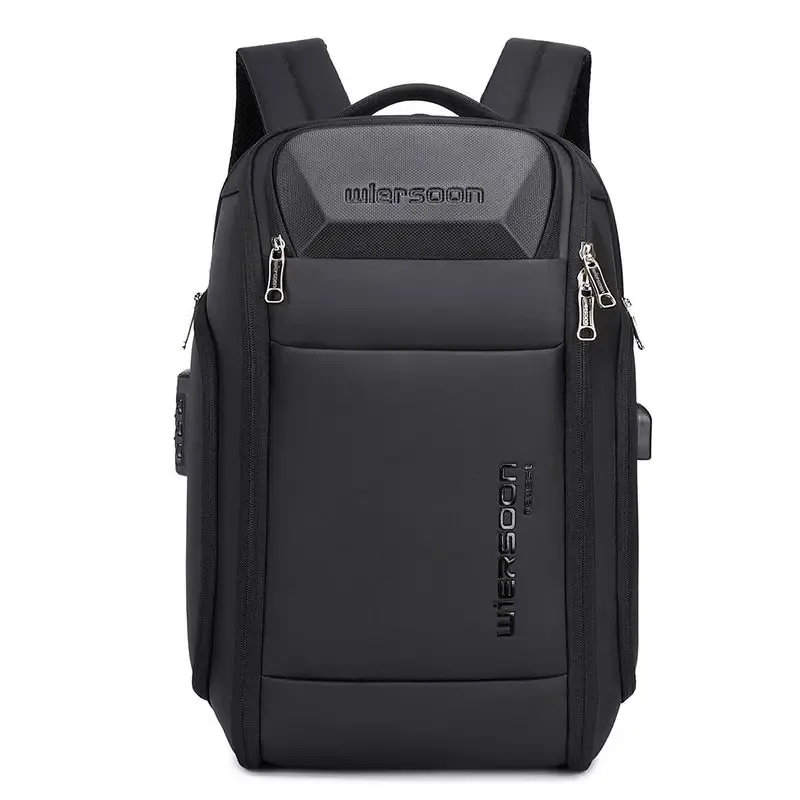 sac à dos d'affaires 35 l pour hommes, étanche, grande capacité, voyage d'affaires, mot de passe multifonctionnel, antivol, pochette d'ordinateur