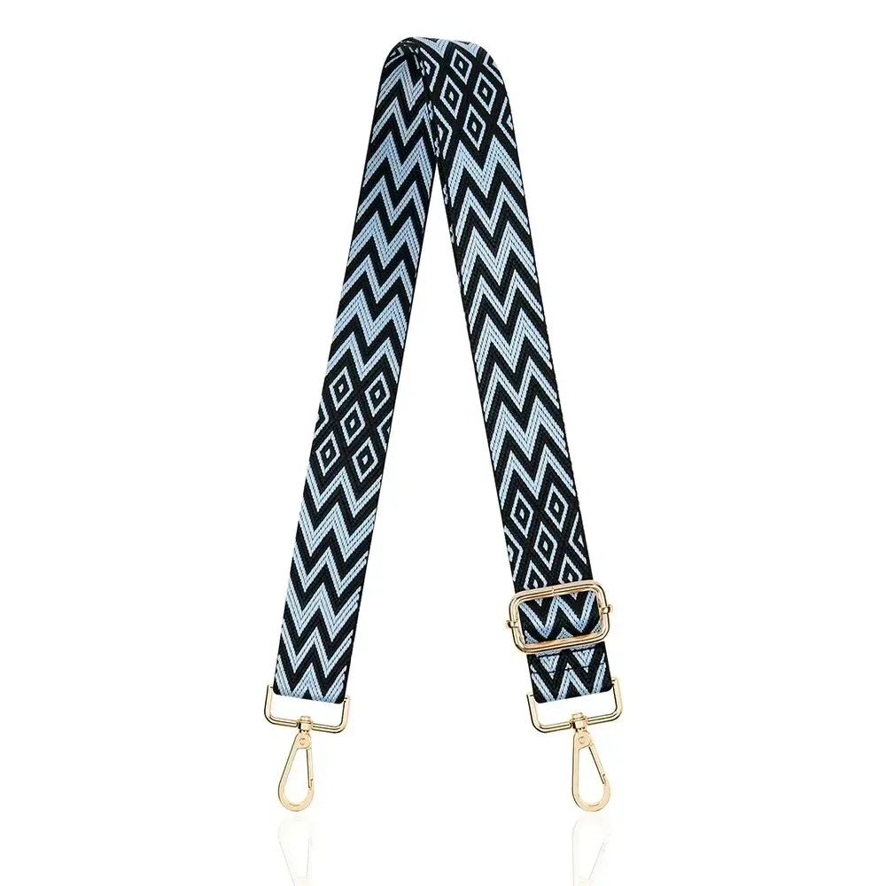 ike marti-sac à bandoulière en nylon et coton pour femme, plusieurs sangles colorées, accessoires de sac initiés, ceinture réglable