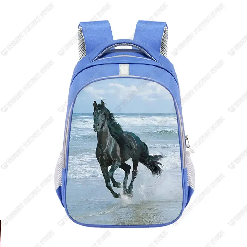 grand sac d'école animal horse pour enfants, cartable poney cool pour adolescents, sac à dos de voyage pour garçons et filles, mode pour enfants