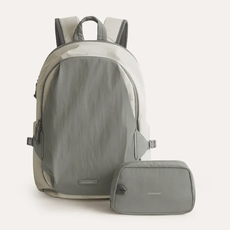 sac à dos de voyage bagsmart avec petit sac, grand sac à dos imperméable pour ordinateur portable de 15,6 pouces, sac à dos de week-end pour femme, sac à dos de cabine