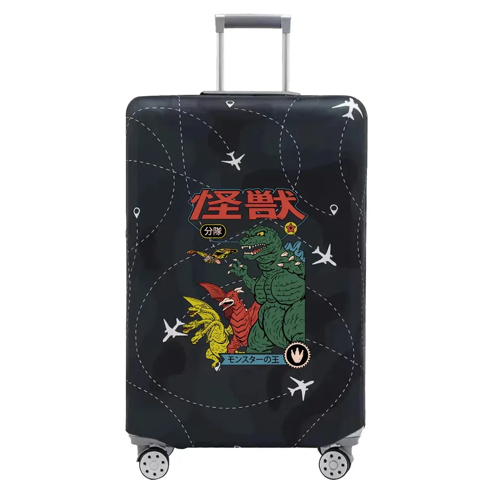 couvertures de bagages de voyage, housse de protection, housses de valise anti-poussière commandées, série d'impression de dessin animé, accessoires de voyage for18-32inch