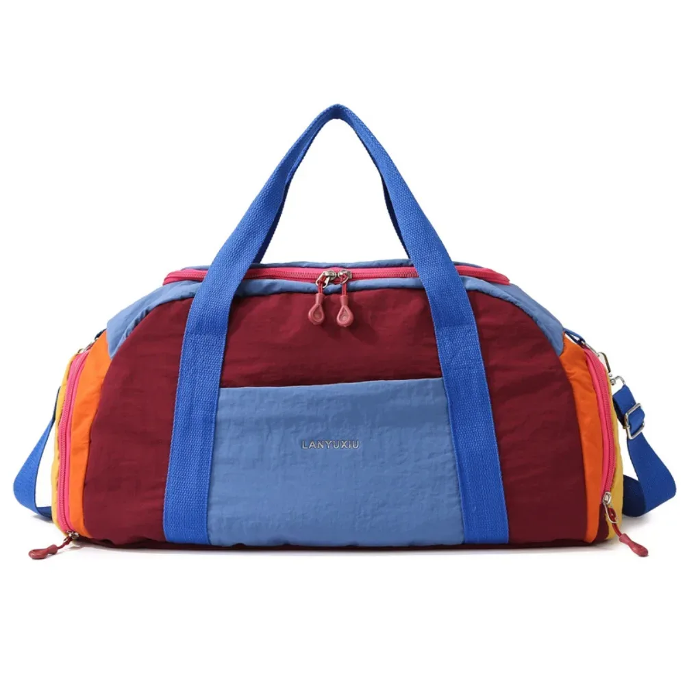 sac de sport pour femme avec séparation sec/humide, grande capacité, sac de voyage, sac à main, sac bandoulière