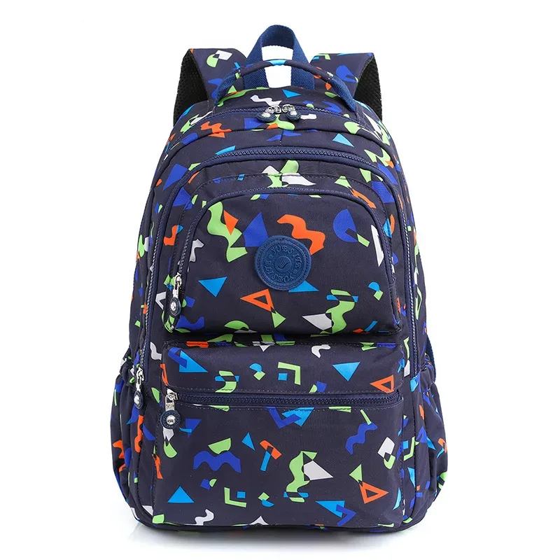 sac à dos à deux épaules pour femmes, sac à dos décontracté pour ordinateur portable, grande capacité, cartable d'étudiant, sac à dos de voyage étanche en nylon