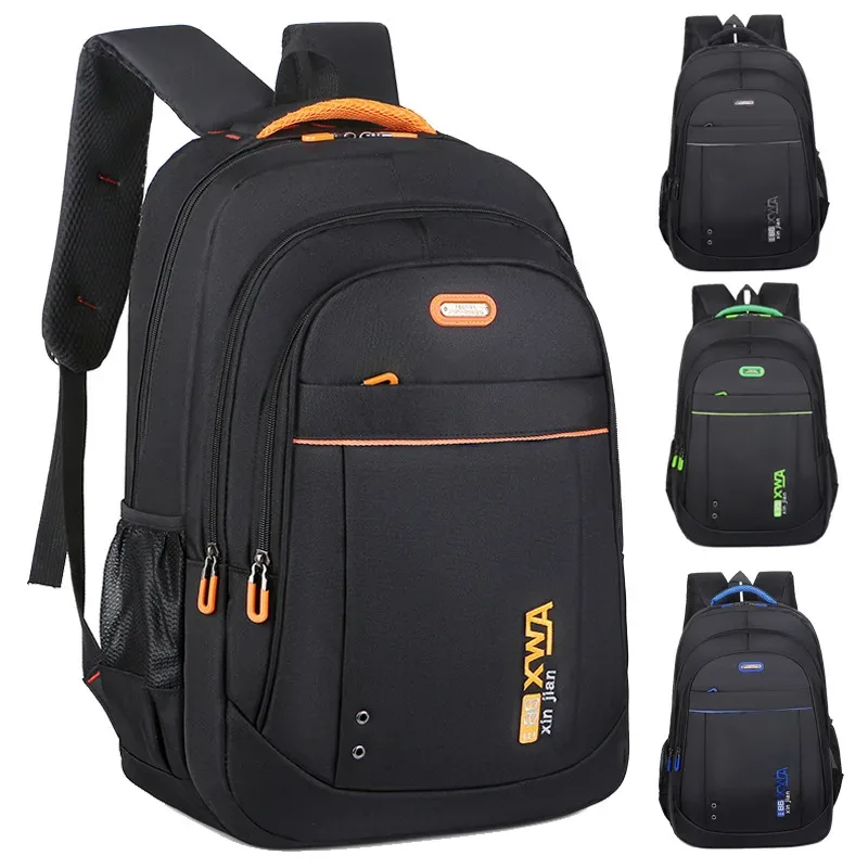 Nouveau sac à dos de voyage Simple pour les étudiants, grande capacité à la mode décontracté unisexe sac à dos pour ordinateur portable Double sacs à bandoulière 2026