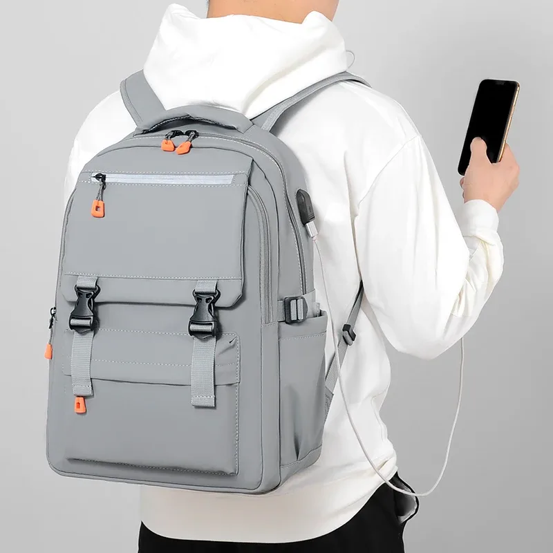 sac à dos tendance pour ordinateur portable multi-boucles pour hommes pour les aventures en plein air et la vie urbaine