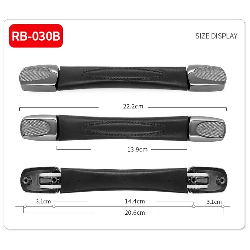 poignée universelle pour bagages, poignée de valise, poignée de chariot, noir, accessoires de remplacement pour bagages de voyage
