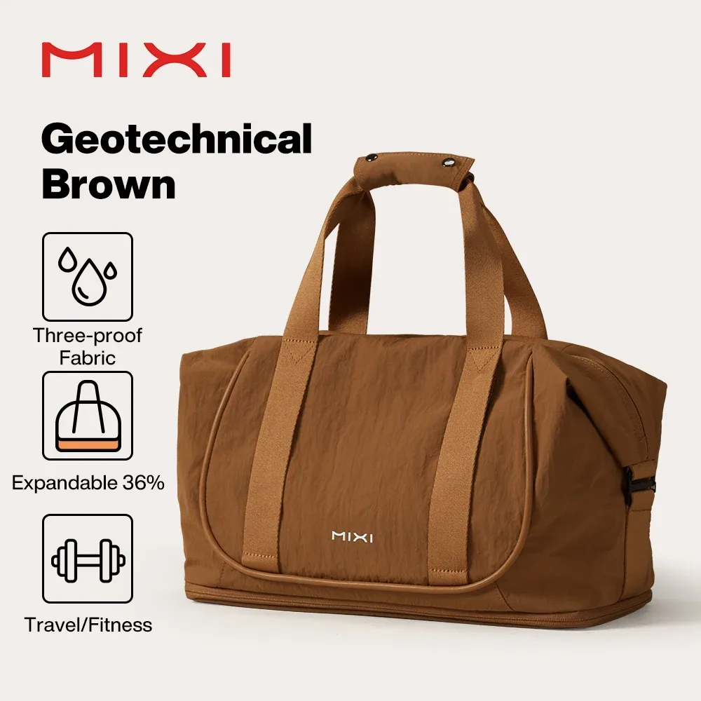 mixi sacs de voyage femmes grande taille capacité sport fitness sac de rangement pliable duffle costume sac pour sac à bandoulière sac à main m3020