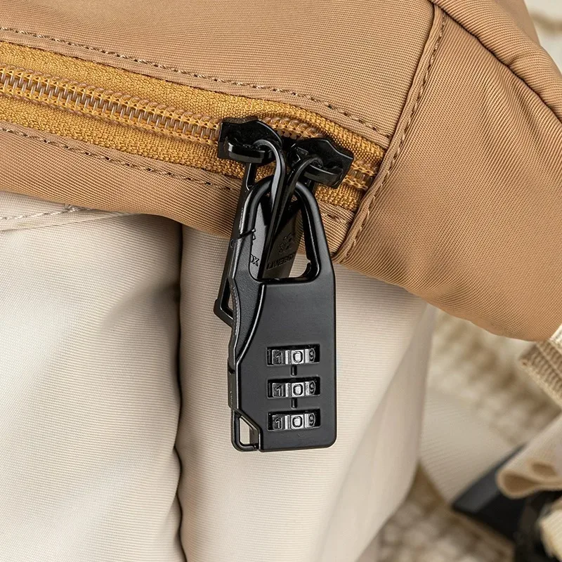 cadenas en alliage combiné pour bagages, utilisé sur les sacs à fermeture éclair, les sacs à dos, les sacs à main, les tiroirs et les armoires - petit cadenas pendentif