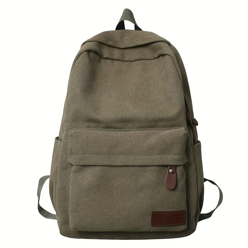 sac à dos réutilisable durable, sac en toile unisexe, sac pour ordinateur portable de bureau et de déplacement quotidien, sacs à dos de haute qualité, sac à bandoulière simple,