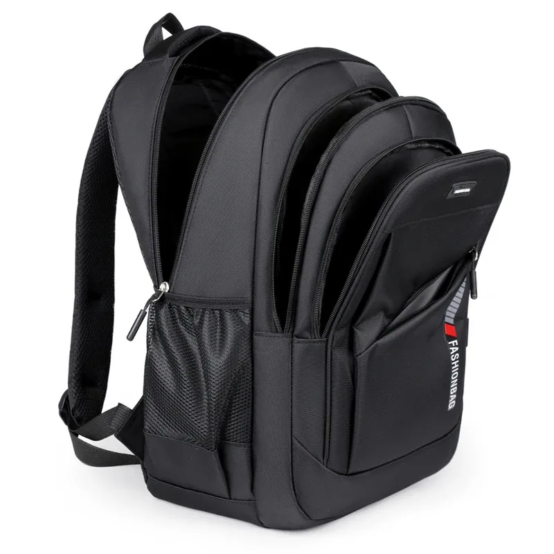 sac à dos grande capacité pour homme, sacoche tendance pour ordinateur portable, idéal pour les voyages et les affaires, équipé d'une fermeture éclair sécurisée et