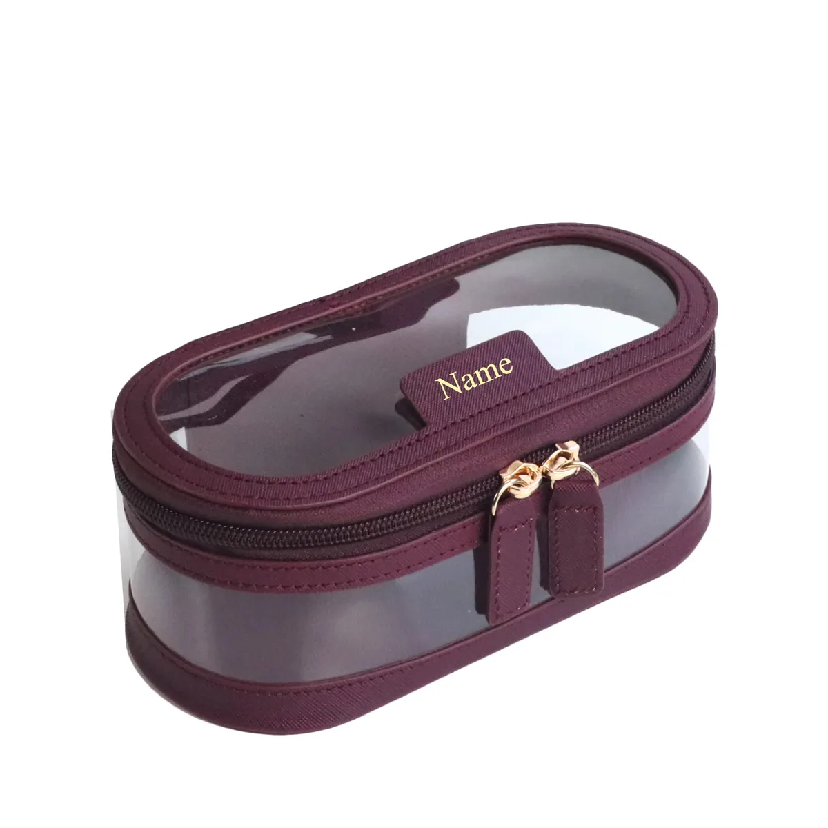 Sac de voyage en cuir personnalisé avec nom pour femme, sac de toilette classique coloré en Saffiano, sac de toilette portable, cadeau personnalisé